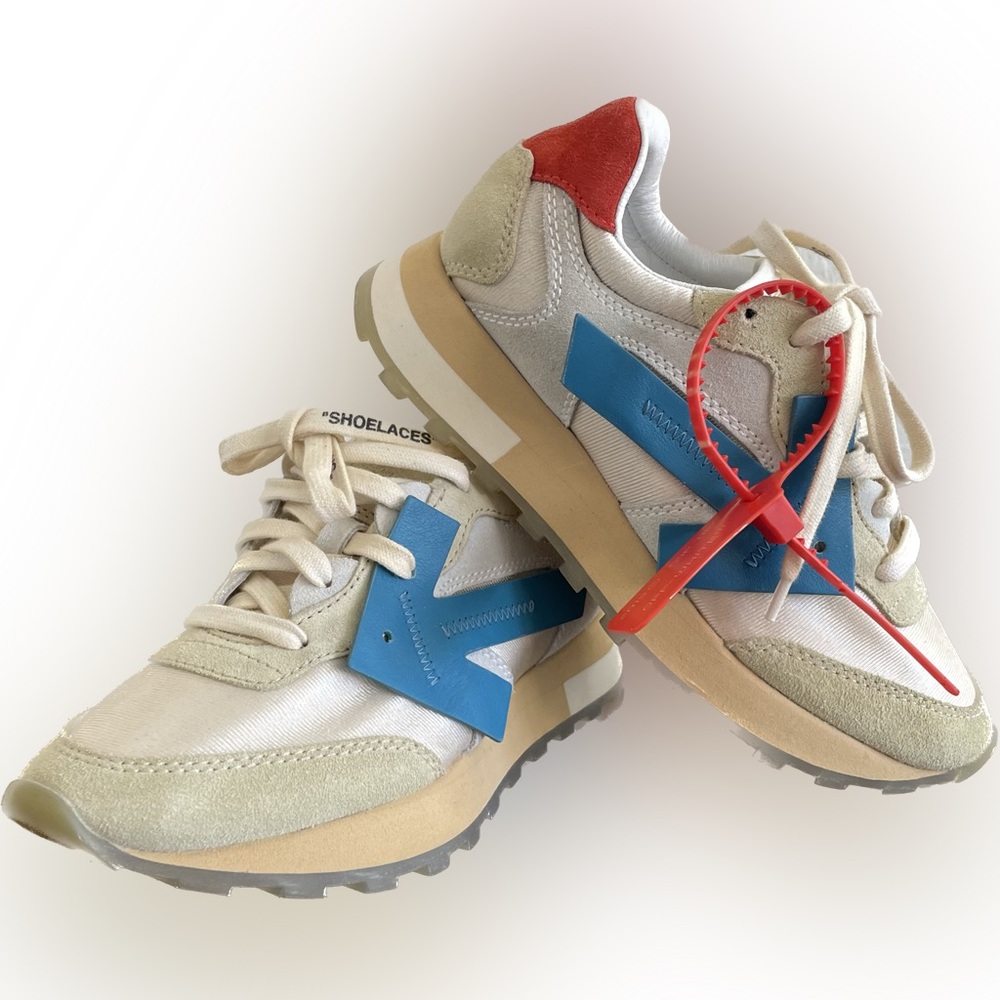 Off-White HG Runner White Blue Red size 36/(5.5)